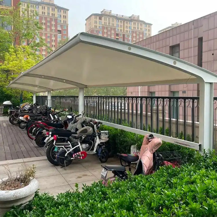 阳泉膜结构电动车棚